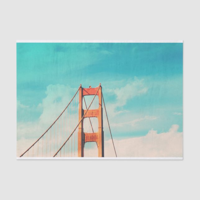 San Francisco Golden Gate Bridge Tissue Paper (Front)