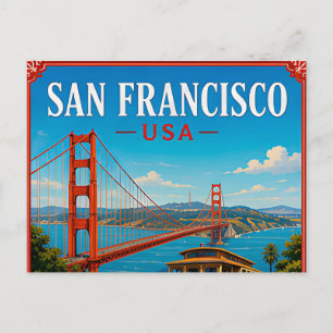 🌉 San Francisco Golden Gate Memory From Visit 🌉 Postcard