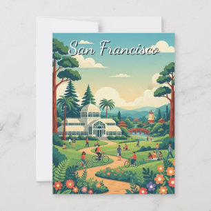 San Francisco Golden Gate Park Postcard