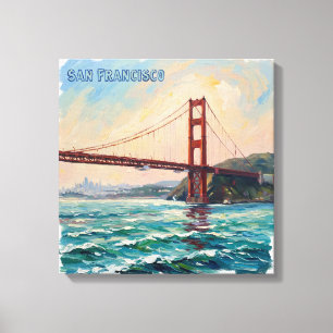 San Francisco Golden Gate Seascape Canvas Art