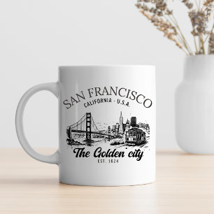 San Francisco Golden Gate Skyline Coffee Mug