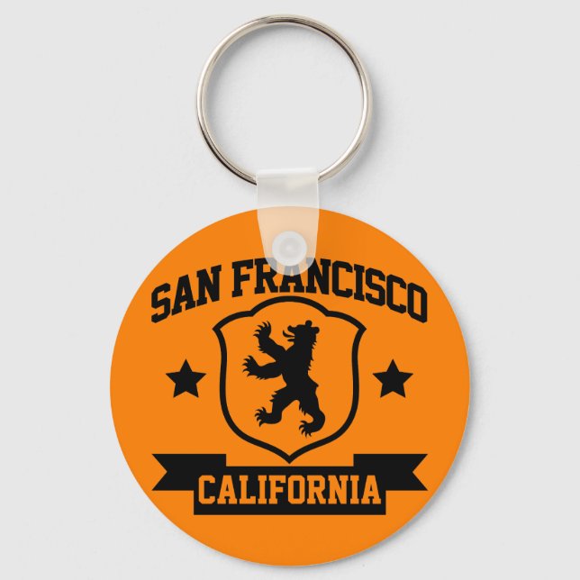 San Francisco Heraldry Keychain (Front)