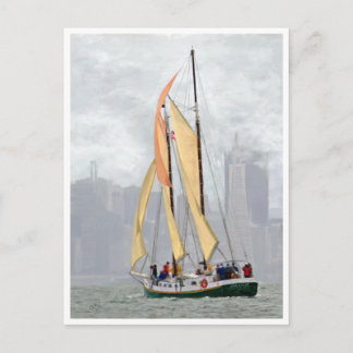 San Francisco Historical Scow Schooner post card