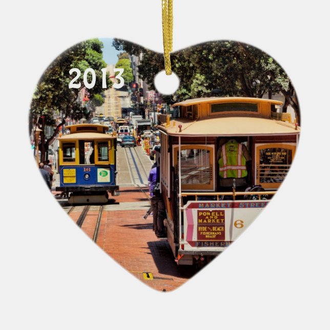 San Francisco Holiday Ornament (Front)