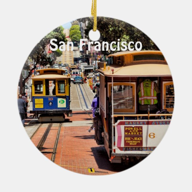 San Francisco Holiday Ornament (Back)