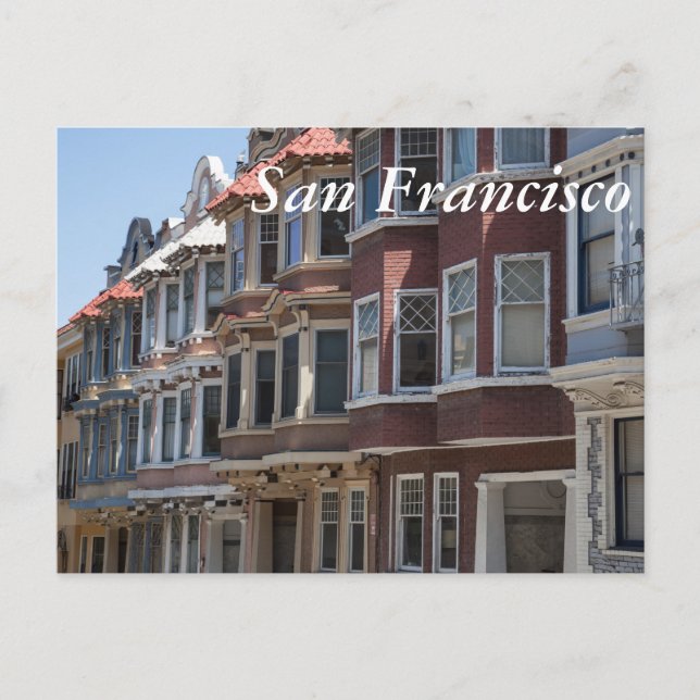 San Francisco Houses Postcard (Front)