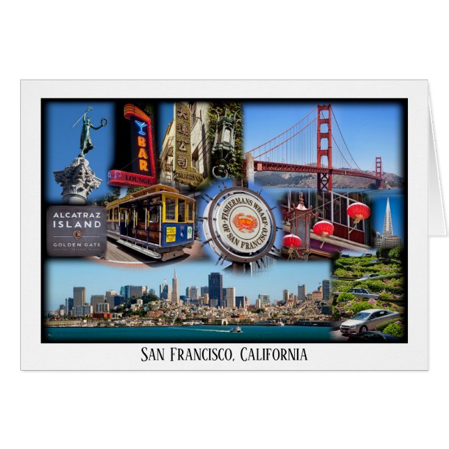 San Francisco Iconic Landmark Attractions (Front Horizontal)