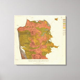 San Francisco intensity of earthquake Canvas Print