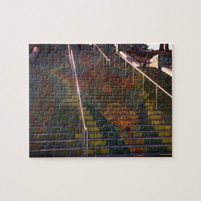 San Francisco Lincoln Park Steps #1-2 Puzzle (Horizontal)