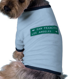 San Francisco Los Angeles Highway Sign Shirt