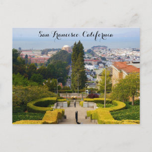 San Francisco Lyon Street Steps #3-2 Postcard