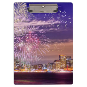 San Francisco New Year Fireworks Clipboard