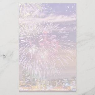 San Francisco New Year Fireworks Stationery