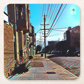 San Francisco Nob Hill Paper Coaster