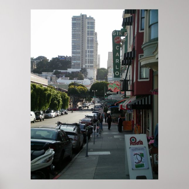 San Francisco North Beach Poster (Front)