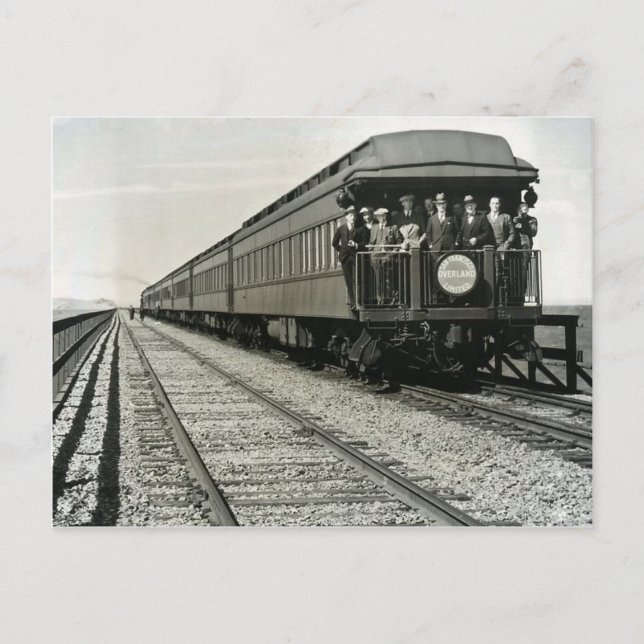 San Francisco Overland Limited Southern Pacific RR Postcard (Front)