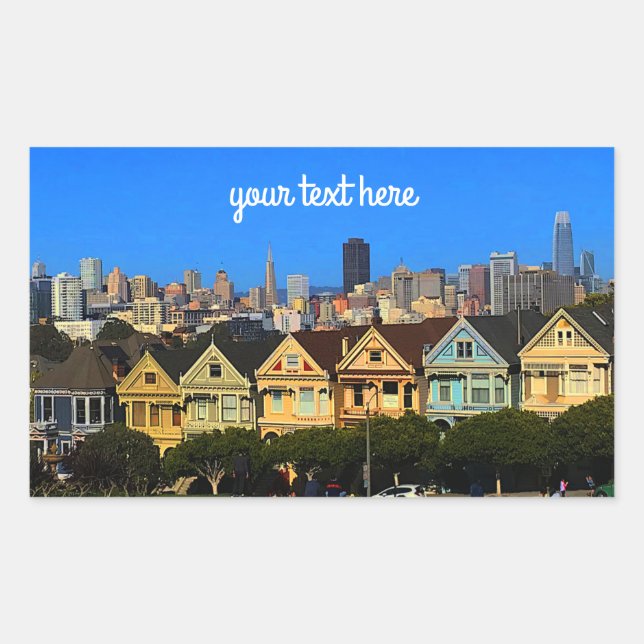 San Francisco Painted Ladies #1-2 Stickers (Front)