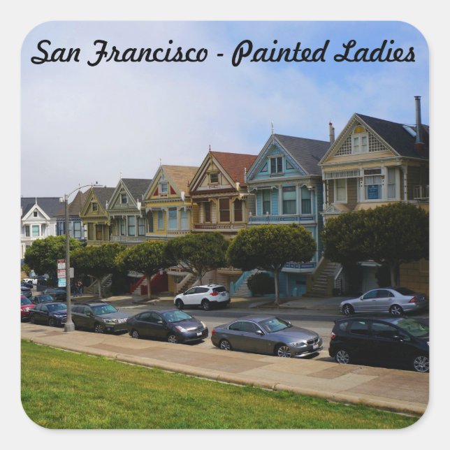San Francisco Painted Ladies #5-2 Stickers (Front)