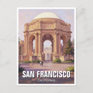 San Francisco Palace of Fine Arts California Postcard