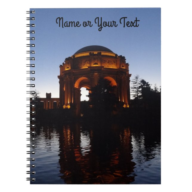San Francisco Palace of Fine Arts Notebook (Front)