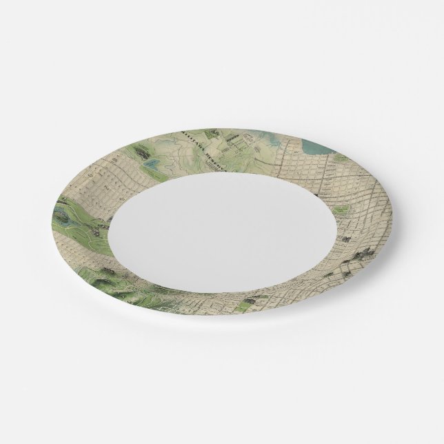 San Francisco Paper Plate (Angled)