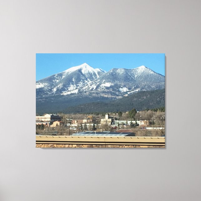 San Francisco Peaks, Flagstaff Landscape Canvas Print (Front)