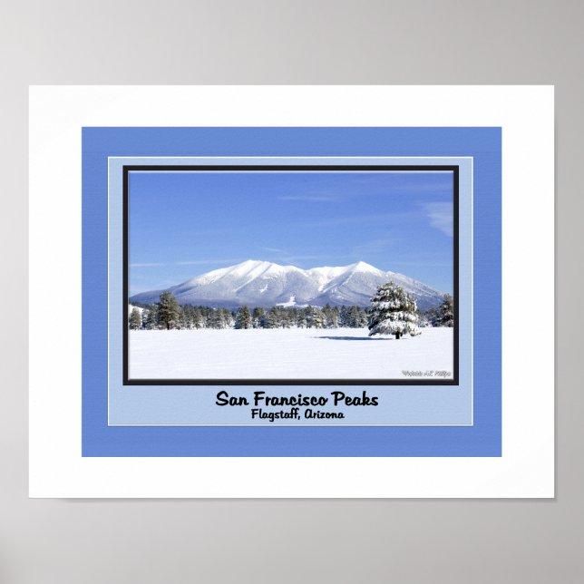San Francisco Peaks In Snow Poster (Front)