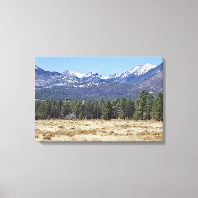 San Francisco Peaks wrapped canvas (Front)