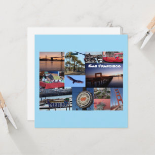San Francisco Photo Collage Card