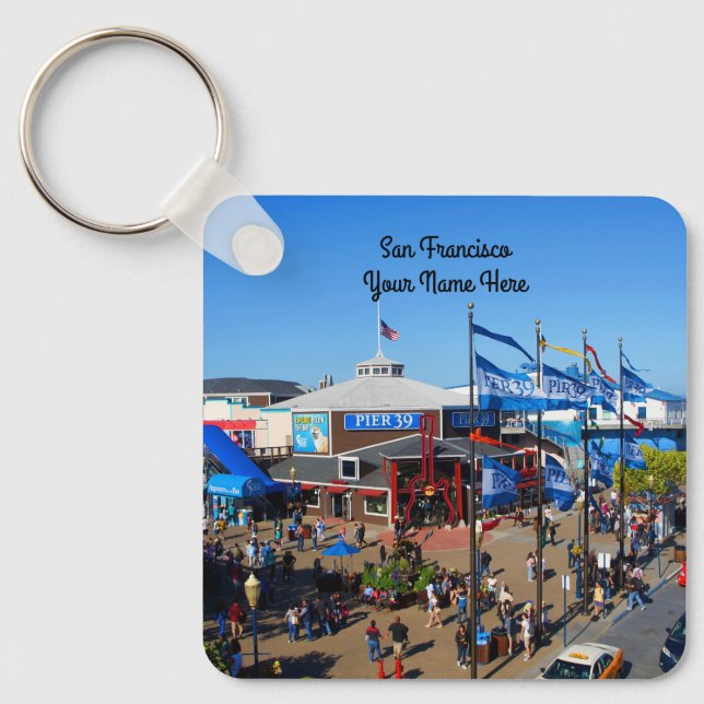 San Francisco Pier 39 #12-2 Keychain (Front)
