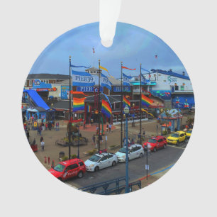 San Francisco Pier 39 Pride #1 Ornament