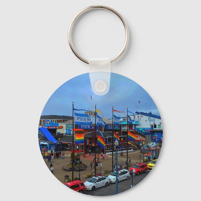San Francisco Pier 39 Pride #1 Porte-clés (Recto)