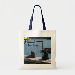San Francisco Pier 39 Sea Lions #3 Tote Bag