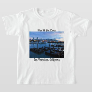 San Francisco Pier 39 Sea Lions #7 Kids T-shirt