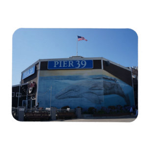 San Francisco Pier 39 Whale Mural Magnet