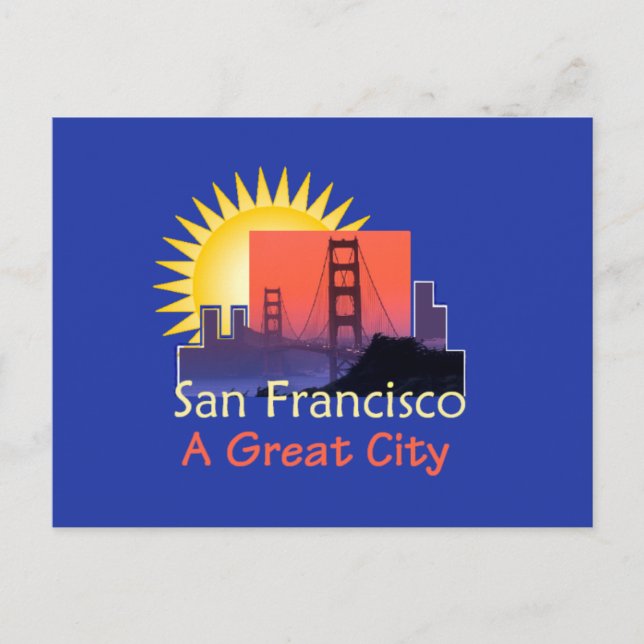 SAN FRANCISCO Postcard (Front)