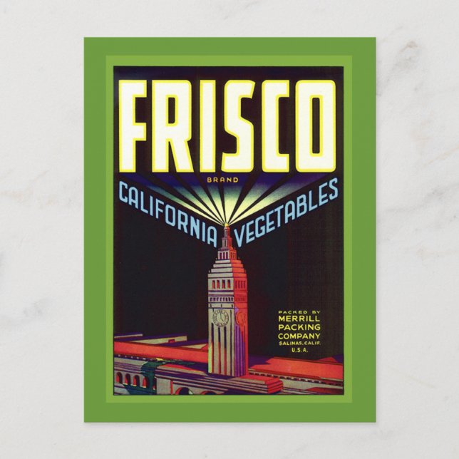 San Francisco Postcard (Front)
