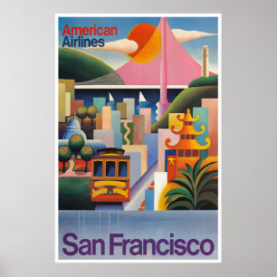 San Francisco Poster California Art American