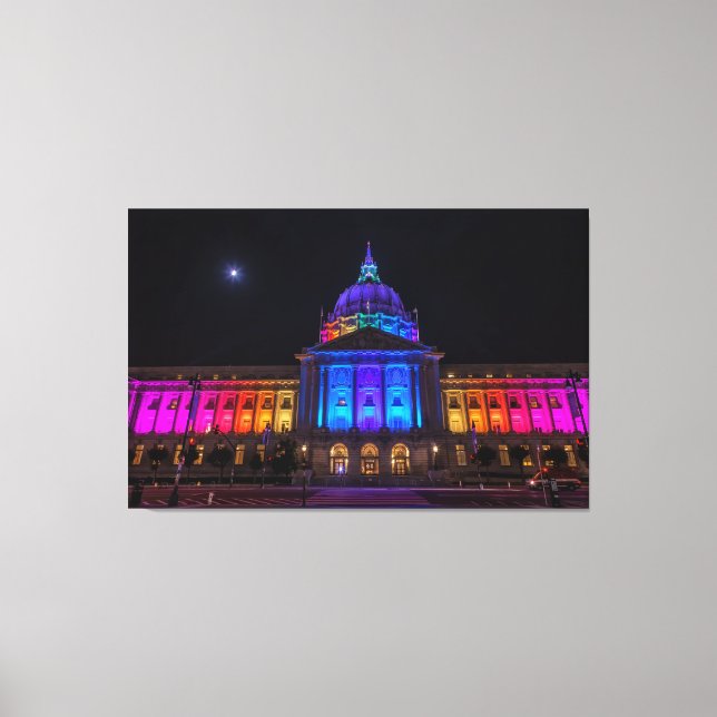 San Francisco Pride Canvas Print (Front)