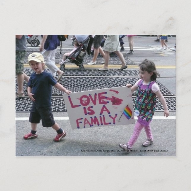 San Francisco Pride Parade... Postcard (Front)