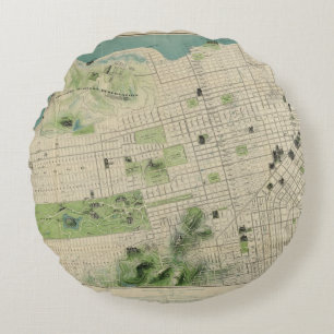San Francisco Round Pillow