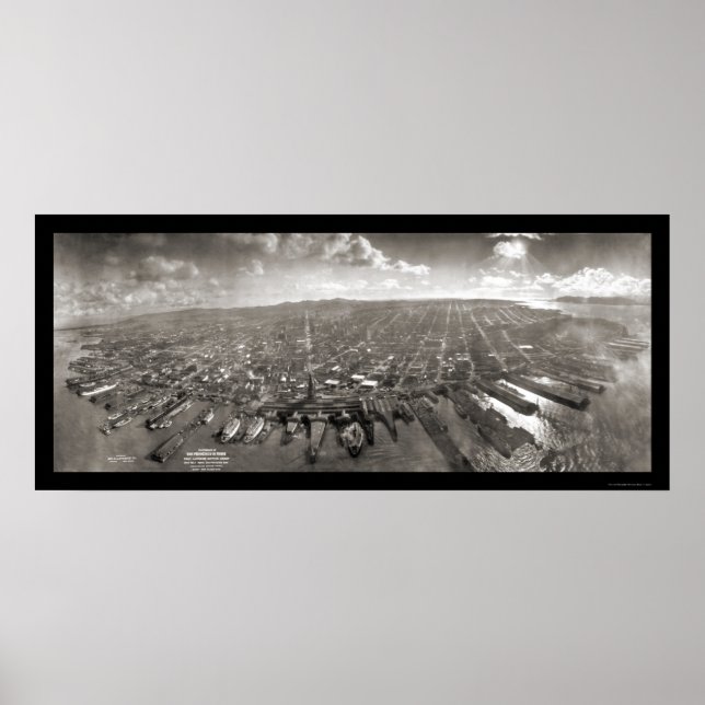 San Francisco Ruins Photo 1906 Poster (Front)