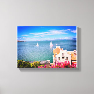 San Francisco sailboats on the Bay Canvas Print