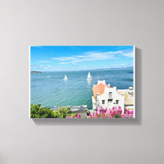 San Francisco sailboats on the Bay Canvas Print