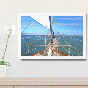San Francisco Sailing 0869 Art Print
