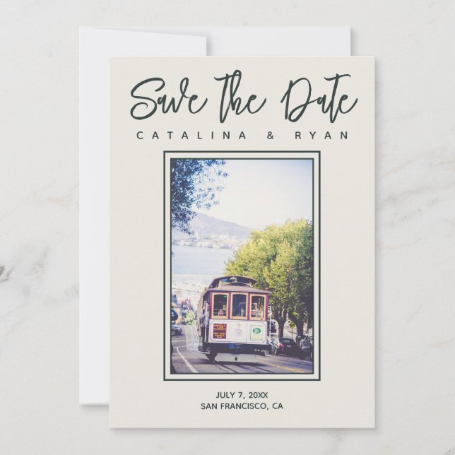 San Francisco Save the Date Announcement (Front)