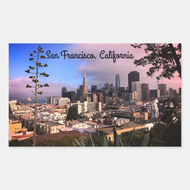 San Francisco Skyline #12-3 Stickers (Front)