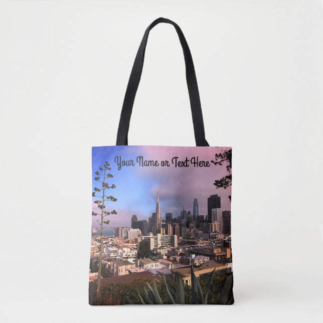 San Francisco Skyline #12 sur tout le Sac fourre-t (Devant)