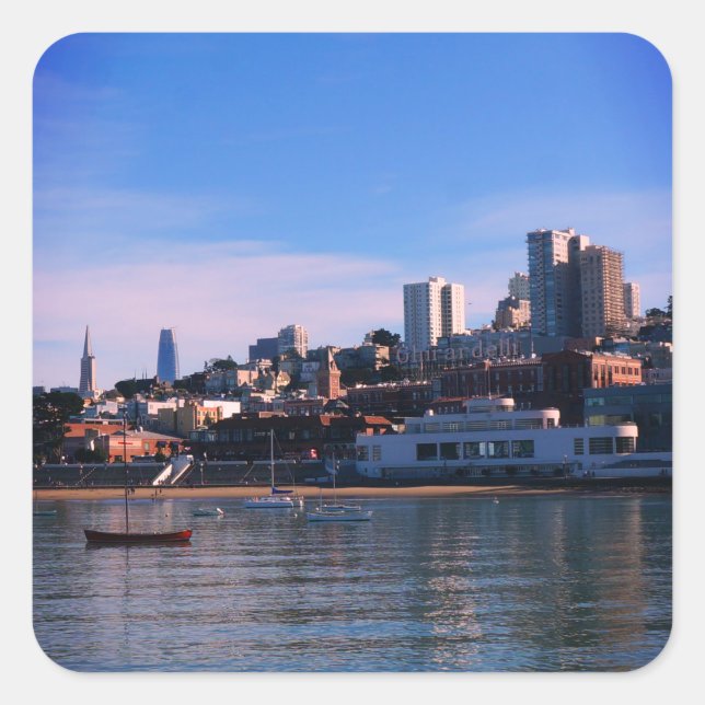 San Francisco Skyline #6 Stickers (Front)