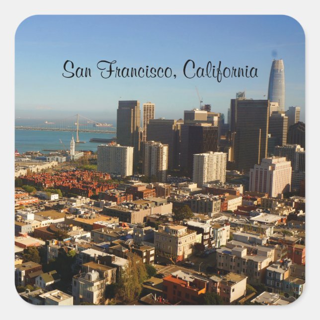 San Francisco Skyline #9-2 Stickers (Front)